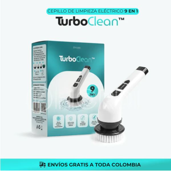 TurboClean - Cepillo De Limpieza Electrica 9 en 1