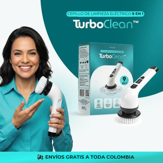 TurboClean - Cepillo De Limpieza Electrica 9 en 1