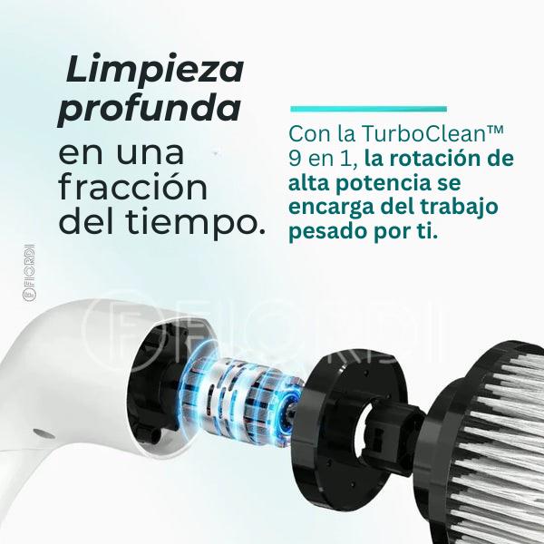 TurboClean - Cepillo De Limpieza Electrica 9 en 1