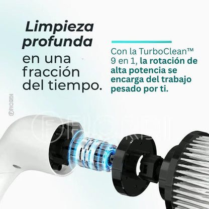TurboClean - Cepillo De Limpieza Electrica 9 en 1